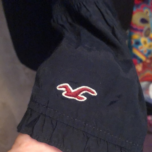 NWT Hollister Blue Blouse Size Small - Picture 9 of 13